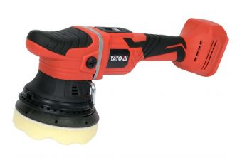 Orbital polisher 18v, 125 mm, soft start - body (YT-82925)