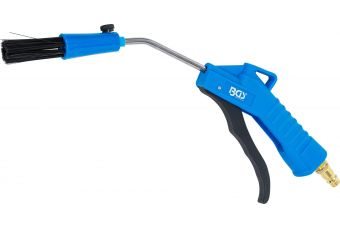 Пневматический продувочный пистолет | с щеткой (70972)
