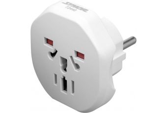 Travel adapter world to europe (72440)