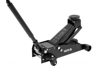 Домкрат на колесах | гидравлический | 2 поршня / быстрый подъем | 3 т (YT-17214)