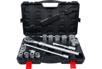 Galviņu komplekts ar ievelkamu sprauslu | 20 mm (3/4") | 19 - 50 mm | 16 preces (71024)