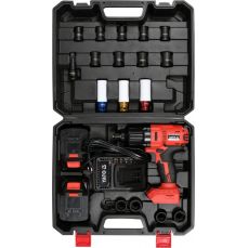 Аккумуляторный гайковерт | 700 Нм | с набором торцевых головок | Cr-Mo | 18 В (YT-82807)