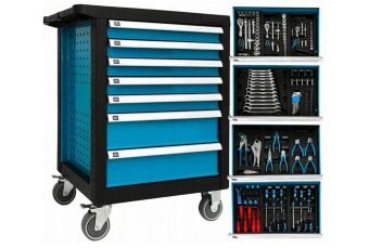 Инструментальная тележка | с инструментами | 7 ящиков (H7005)