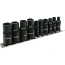 Набор переходников для резьбовых насадок | 6,3 мм (1/4") / 10 мм (3/8") | 10 шт (YT-29280)