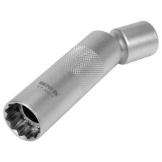 Тонкостенная свечная головка | 16 мм 3/8" | с разъемом (YT-38517)