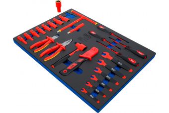 Tool Tray 3/3: VDE Socket Set | 10 mm (3/8") Drive | 26 pcs. (70218)