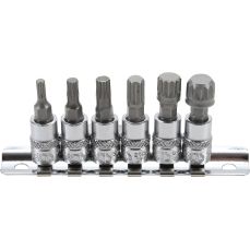 Набор вставок | 6,3 мм (1/4") | Сплайн (для XZN) M4 - M12 | 6 шт. (2162)