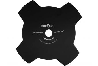 Нож для триммера/газонокосилки | 4-угольный клинок | 250 мм / 25,4 мм (79567)