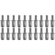 Резьбовые заклепки с винтом | М6 | 20 шт (YT-36202)