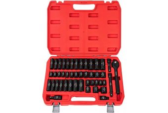 Набор ударных инструментов | метрические и дюймовые размеры | 10 мм (3/8") | 45 шт. (SK45S)