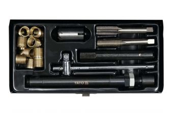 Комплект для ремонта резьбы свечи зажигания | 25 шт. (YT-17581)