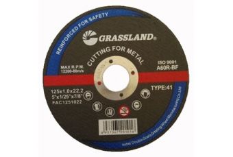 Griešanas disks125x1.0x22.2 41. Metāls un tērauds (FAC1251022)