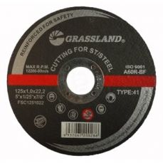 Griešanas disks. Nerūsējošais tērauds 125x1.0x22.2 41 (FSC1251022)