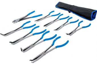 Garā/plakanā deguna knaibles komplekts ar aizdedzes sveces savienotāju | Ļoti garš | 9 preces (4401)