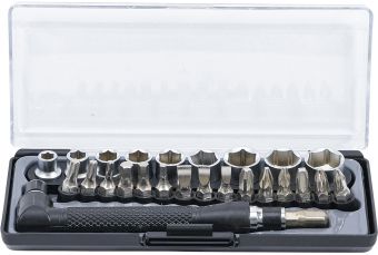 Бит и Socket / Hexagon Key Set | 6,3 мм (1/4") привод | 26 шт. (20802)