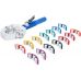 Crimping Pliers Set | hydraulic | for Press Connections on Hose Lines (72093)