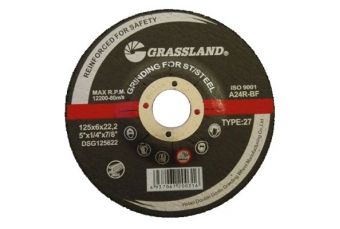 Шлифовальный круг 125x6.0x22.2 27. Нержавеющая сталь (DSG1256022)
