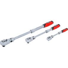 Atgriezenisko sprūdratu komplekts | Bīdāms, elastīgs | 6,3 mm (1/4") - 10 mm (3/8") - 12,5 mm (1/2") | 3 preces (72114)