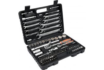 Instrumentu komplekts | 1/4" + 1/2" | 82 gab (58689)