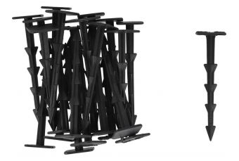 Штифты, анкеры 150мм 25шт для крепления флизелина и садовых бордюров (88716)