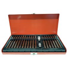 Uzgaļu S2 komplekts | Torks/sešstūris/spline | 40 gab (H393340)