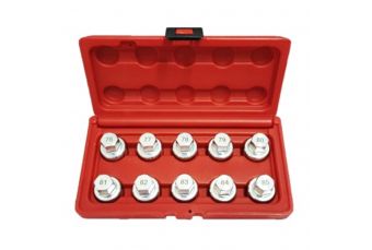 Set of socket wrenches for locking Tesla wheel bolts 10pcs (AT6085)