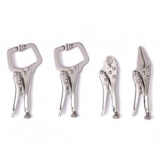 Клещи зажимные фиксированные для сварки 4шт., (KD10568)