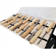 Набор деревянных стамесок | 60 Cr-V | из 12 шт. (W12C)