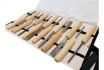 Набор деревянных стамесок | 60 Cr-V | из 12 шт. (W12C)