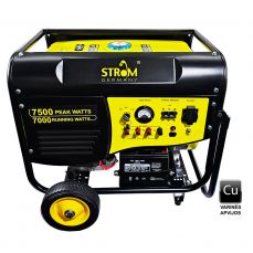 Benzīna ģenerators 7500W, 400V STROM® (ST7500E/400)