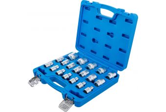 Набор торцевых головок | 6 уголков | 12,5 мм (1/2") | 8 - 32 мм | 19 шт. (9131)