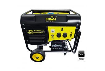Генератор бензиновый 7500Вт, 230В STROM® (ST7500E/230)