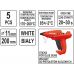 5pcs set of glue sticks 11,2x200m white (YT-82438)