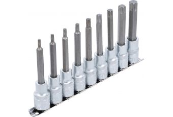Bit Socket Set | 12.5 mm (1/2") Drive | T-Star (for Torx) | 9 pcs. (5177)