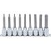 Bit Socket Set | 12.5 mm (1/2") Drive | T-Star (for Torx) | 9 pcs. (5177)