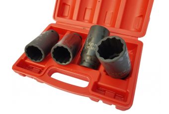 Набор длинных головок | 12 углов | 30/32/34/36 мм - 90 мм | 4 шт. (KR121004-90)