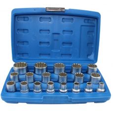 Daudzfunkciju muciņu komplekts | 12,5 mm (1/2") | 19 gab (KR121019)