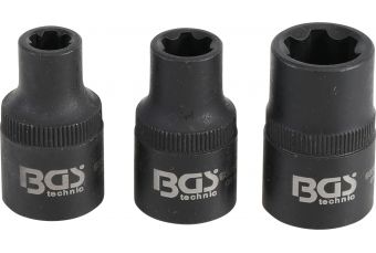 Набор головок | Сплайн (для RIBE) M6S, M8S, M12S | 3 шт. (9336)