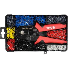 Клещи для опрессовки соединений | с набором | от 0,25 до 10 мм² | 1200 шт. (YT-23052)