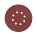 Abrasive disc with hook fastener 8 holes p150 150mm 50pcs (YT-834596)