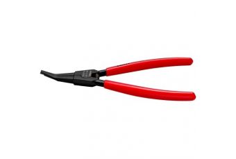 Клещи для наружных колец. Изогнутые 200 мм (без отверстий) KNIPEX (4521200)