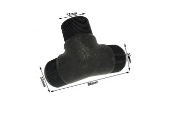 Трубчатое колено (тройник) для воздушного компрессора STROM (ELBOW0.6(3X)