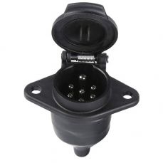 Пластиковая розетка 7pin, круглая, тип N (JH026A)