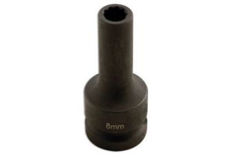 Extended impact socket 1/2" 8 mm (10 pcs.) for removable wheel rims (CW0028)