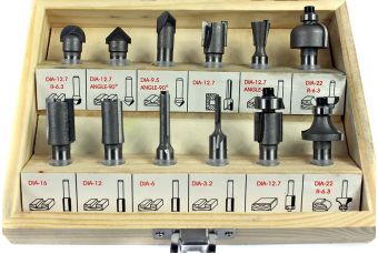 Wood Router Bit Set | 12 pcs. (22549V)
