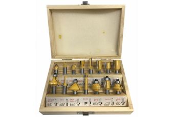 Набор фрез по дереву | 15 шт (SK1637)