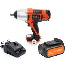 Аккумуляторный ударный гайковерт 18В 450Nm X-Series с зарядным устройством и аккумулятором (KD1765+)