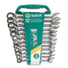 Набор реверсивных ключей (12шт)(8-19мм) (ST08044)