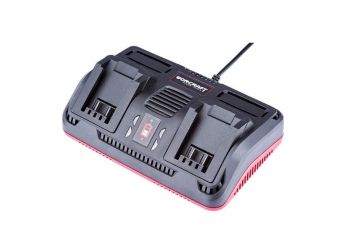 Двойное зарядное устройство для 20-вольтового аккумулятора LI-ION WORCRAFT (CLC20V24D)