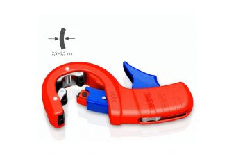 Cauruļu griezējs bieziem plastmasas cauruļvadiem 32–50 mm KNIPEX DPT50 (902302BK)